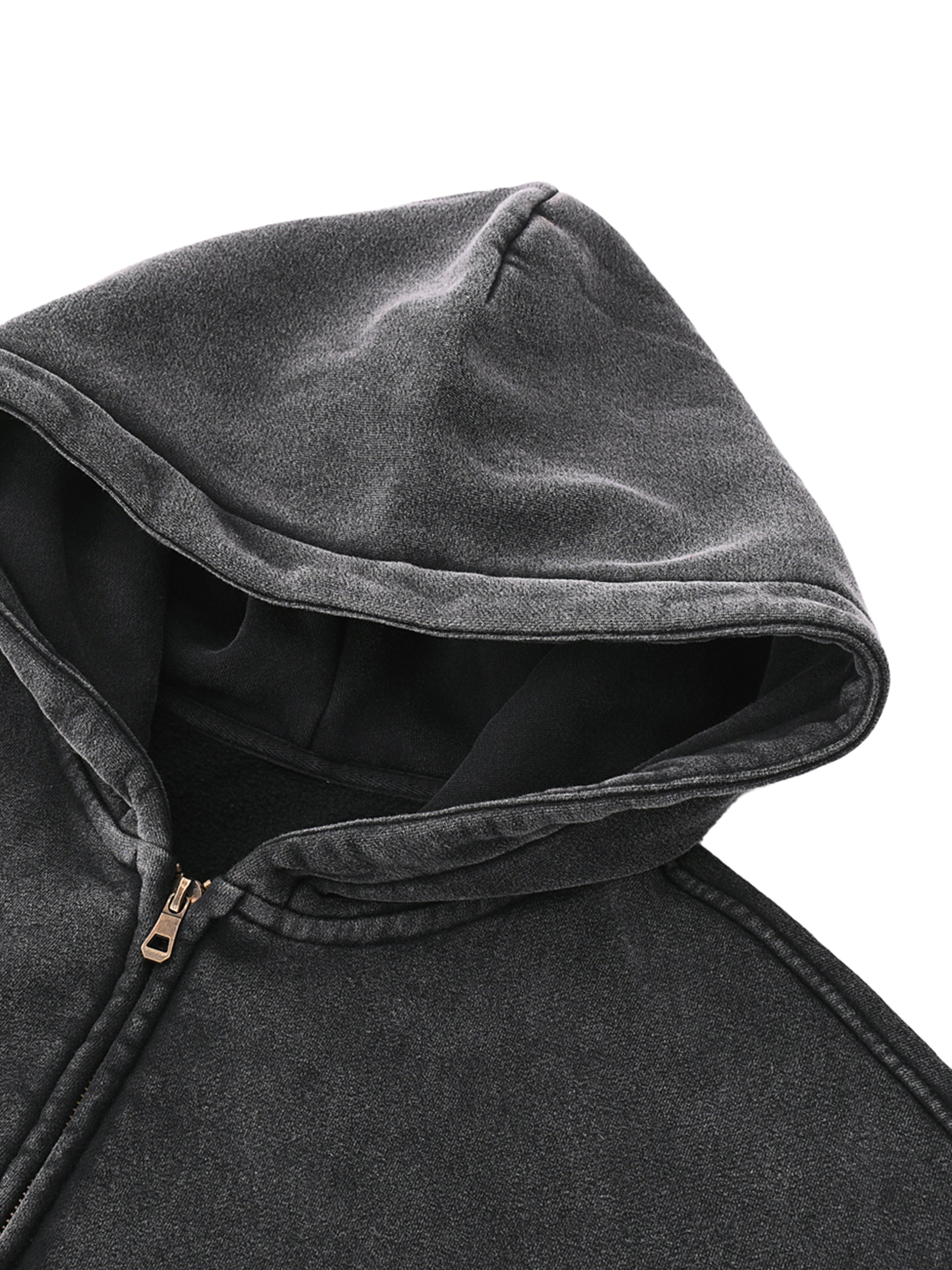 Double Zip Monogram Hoodie