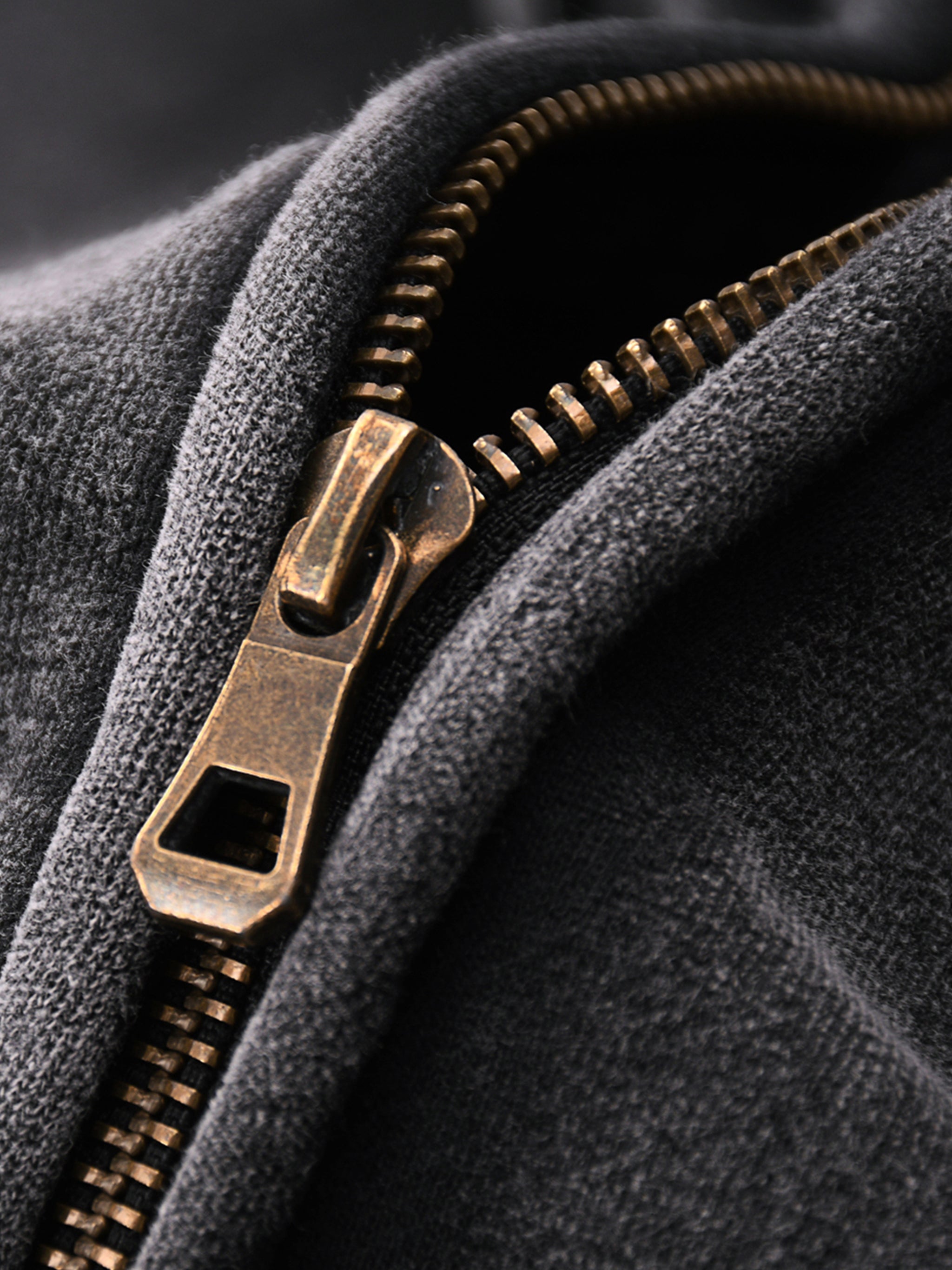 Double Zip Monogram Hoodie